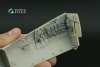 Quinta Studio QD32155 F-15C Early/F-15A/F-15J early 3D-Printed & coloured Interior on decal paper (Tamiya) 1/32